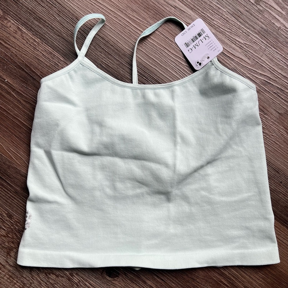Free People Strappy Back Tighten Up Tank Iced Mint (no longer avail online)
